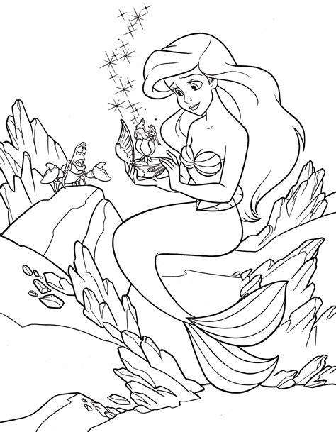 ariel coloring page|ariel coloring pages pdf.